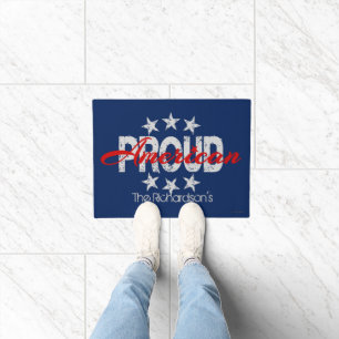 American Proud Patriotic Door Mat