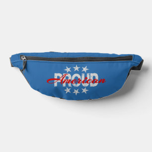 American Proud Patriotic Fanny Bag
