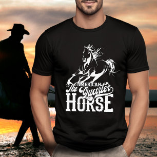 American quarter horse Cowboy wild west western T-Shirt