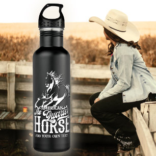 American quarter horse Cowgirl wildwest western 710 Ml Water Bottle