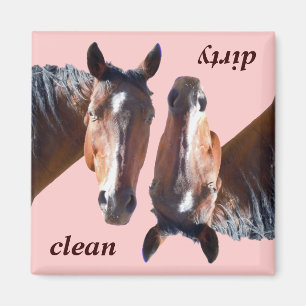 American Quarter Horse Dishwasher Magnet