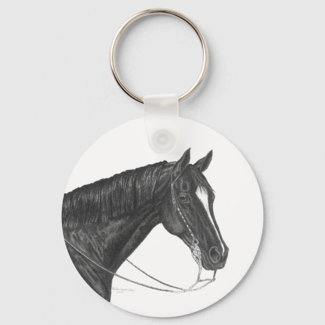 American Quarter Horse Keychain (Front)