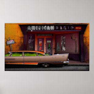 american radio poster