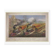 American Railroad Scene, 1874, Currier & Ives