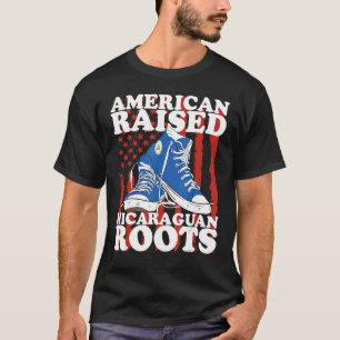 American Raised Nicaraguan Roots Nicaragua T-Shirt