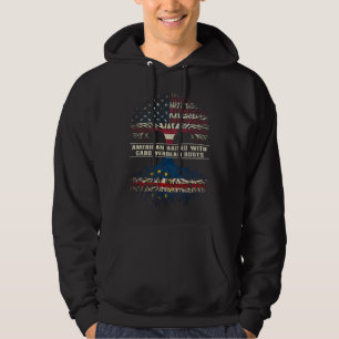 American Raised with Cabo verdean Roots Cape Verde Hoodie