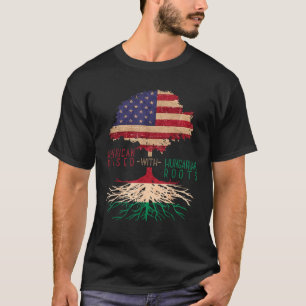 American Raised with Hungarian Roots America Hunga T-Shirt