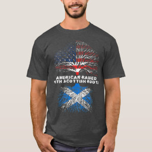 American Raised with Scottish Roots Scotland T-Shirt