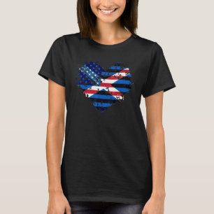 American Raised With Scottish Roots With Scotland T-Shirt