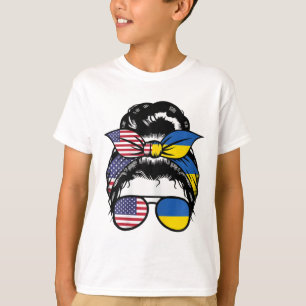 American Raised With Ukraine Roots Ukraine  T-Shirt