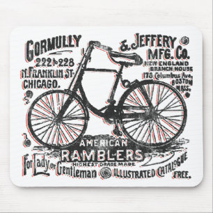 American Rambler Bicycle Mouse Mat