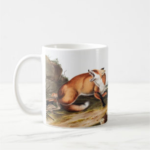 American Red Fox (Vulpes Fulvus) Illustration Coffee Mug