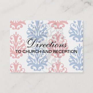 american red white and blue damask enclosure card