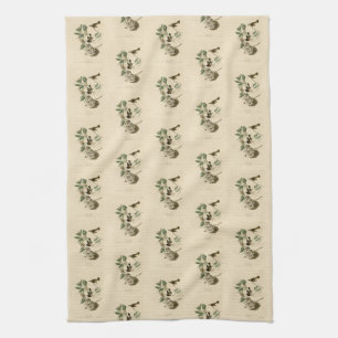 American Redstart from Audubon's Birds of America Tea Towel