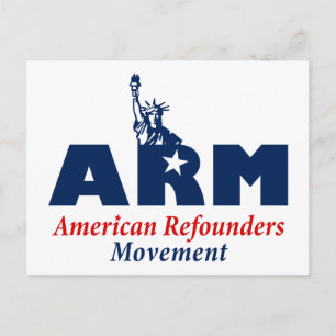 American Refounders Movement (ARM) Postcard