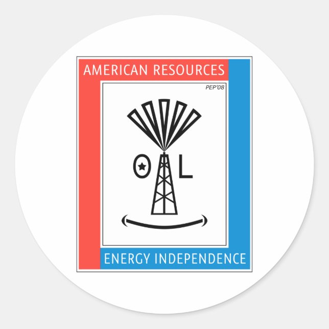 American Resources Classic Round Sticker (Front)