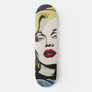 American Retro Pop Art Diva Skateboard