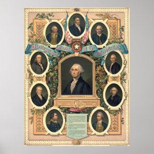 American Revolution Freemasons 1876 Poster