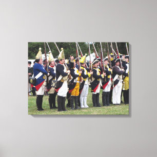 American Revolution, Hessian Soldiers Canvas Print