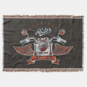 American Rider 1 Options Throw Blanket