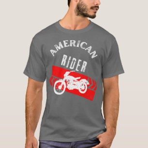 American Rider Motorcycle Vintage Biker 1 T-Shirt
