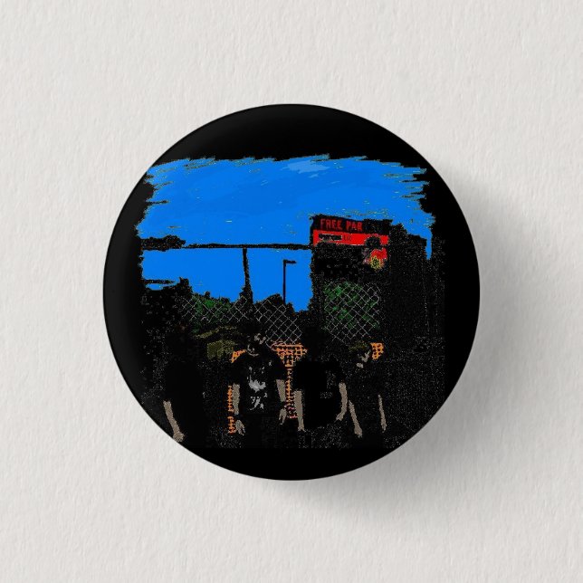American Riot 3 Cm Round Badge (Front)