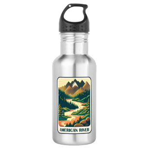 American River California Colours 532 Ml Water Bottle