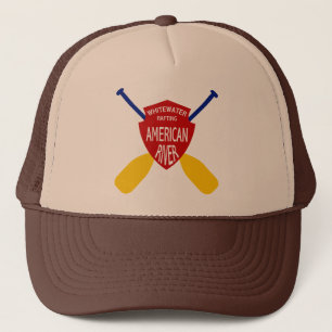 American River Whitewater Rafting Trucker Hat