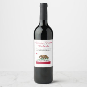 American Riviera Orchards From The SOCIALIST STATE Wine Label