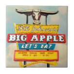 American Roadside | Restaurant Sign Tile<br><div class="desc">American Roadside | Restaurant Sign  Artist: Naomi McCavitt</div>