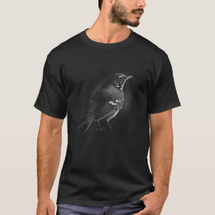 American Robin Bird Watching T-Shirt