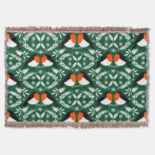  American Robin Throw Blanket