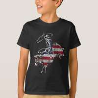 American Rodeo Bull Riding Retro Grunge Usa Vintag
