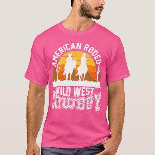 American Rodeo Wild West Cowboy Party Cowboy T-Shirt