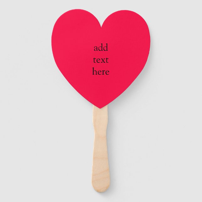 American Rose Colour Hand Fan (Front)
