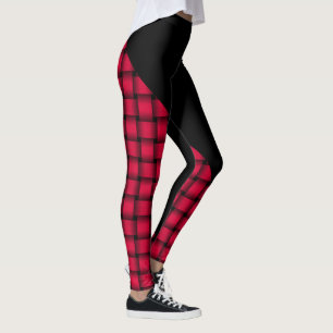 American Rose Weave Pattern w/Black Leggings