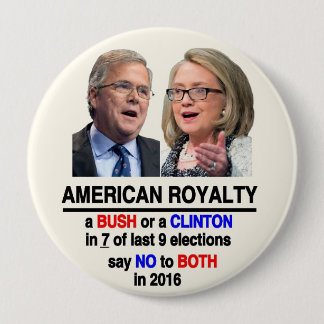 American Royalty 10 Cm Round Badge