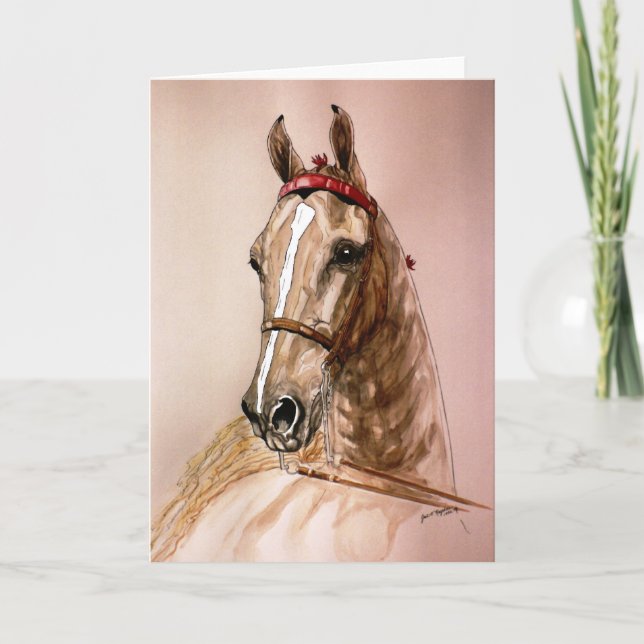 American Saddlebred Horse Card (Front)