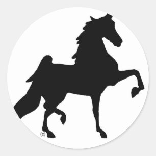 American Saddlebred Horse Classic Round Sticker