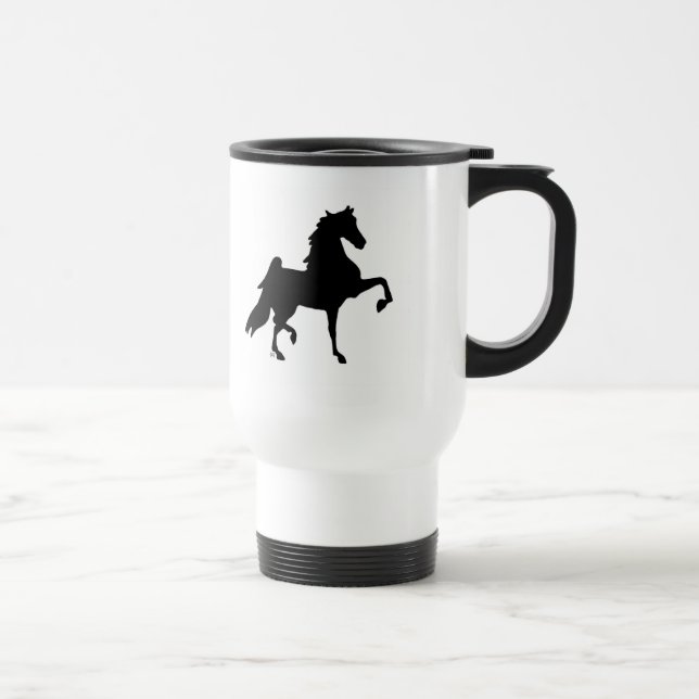 American Saddlebred Horse Travel Mug (Right)