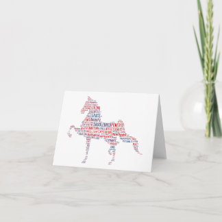 American Saddlebred Note Card