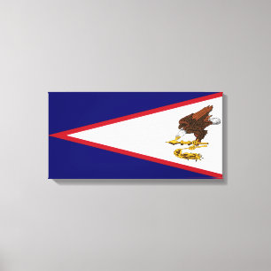 American Samoa Flag Canvas Print