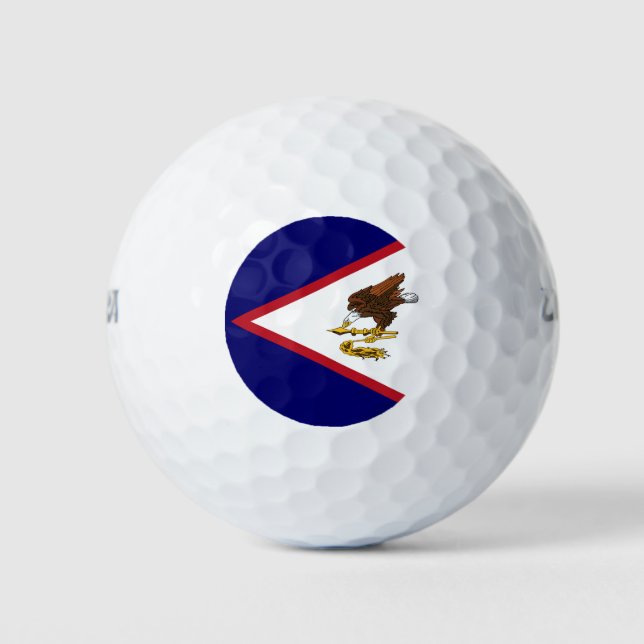 American Samoa flag Golf Balls (Front)