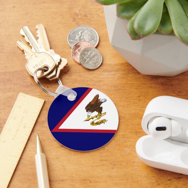 American Samoa flag Key Ring (Desk)