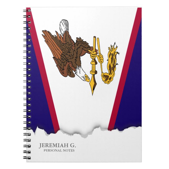 American Samoa Flag Notebook (Front)