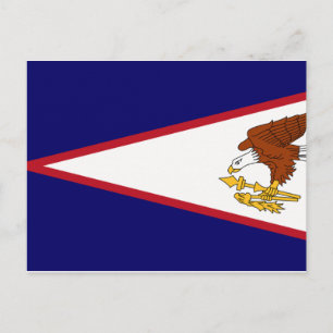 American Samoa Flag Postcard