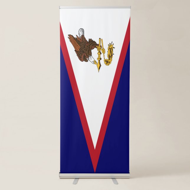 American Samoa flag Retractable Banner (Front)