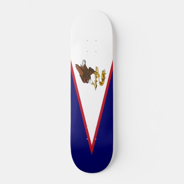 American Samoa Flag Skateboard (Front)