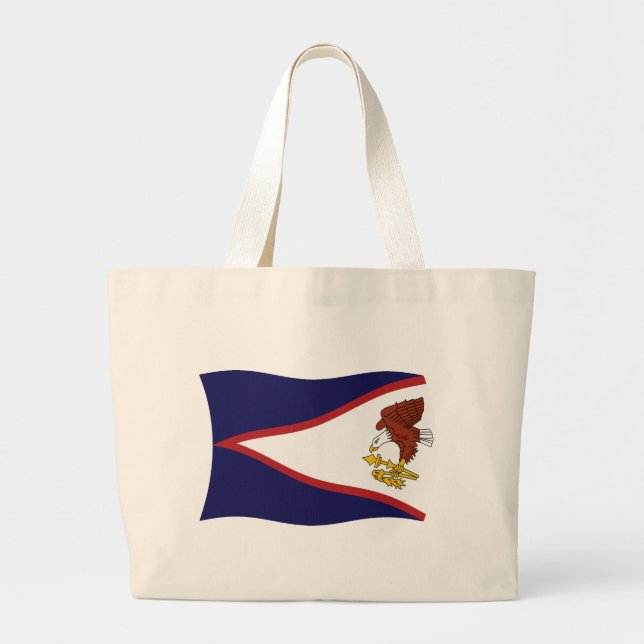 American Samoa Flag Tote Bag (Front)
