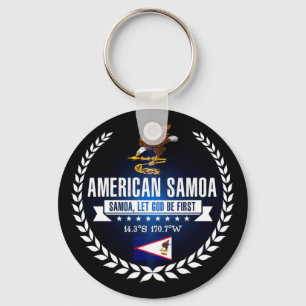 American Samoa Key Ring